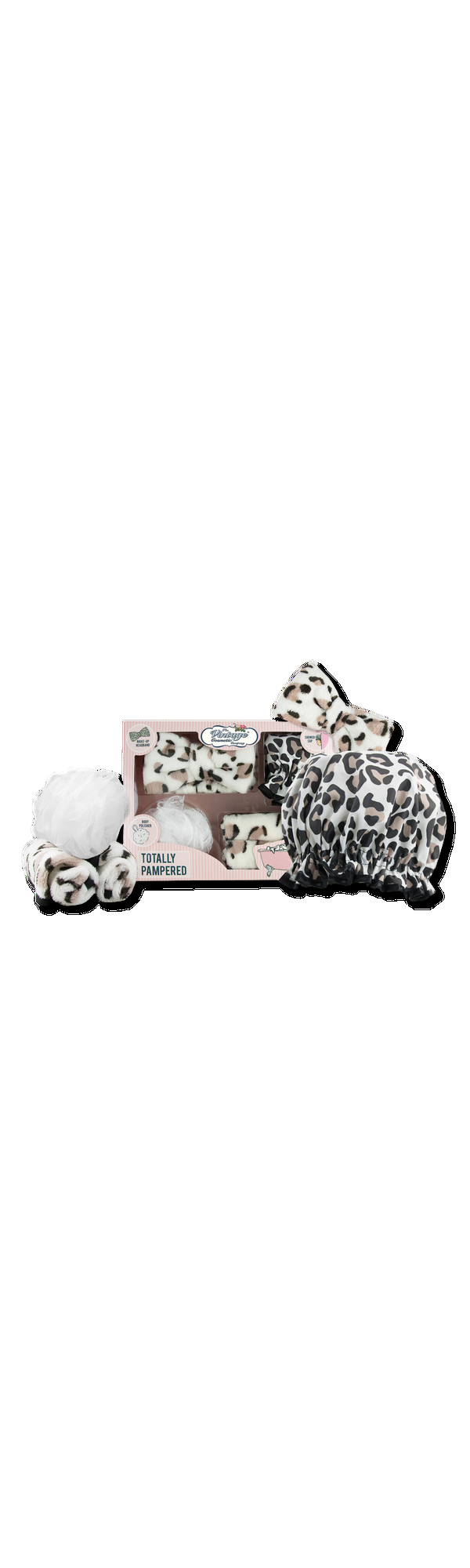 Ulta The Vintage Cosmetic Company  Leopard Print Totally Pampered Gift Set