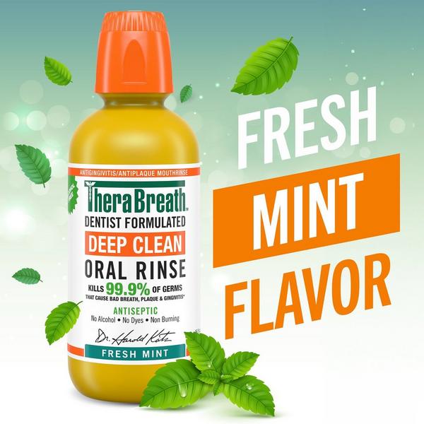 Ulta TheraBreath  Deep Clean Antiseptic Oral Rinse Fresh Mint