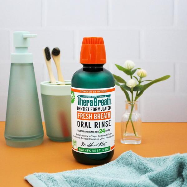 Ulta TheraBreath  Rainforest Mint Fresh Breath Oral Rinse