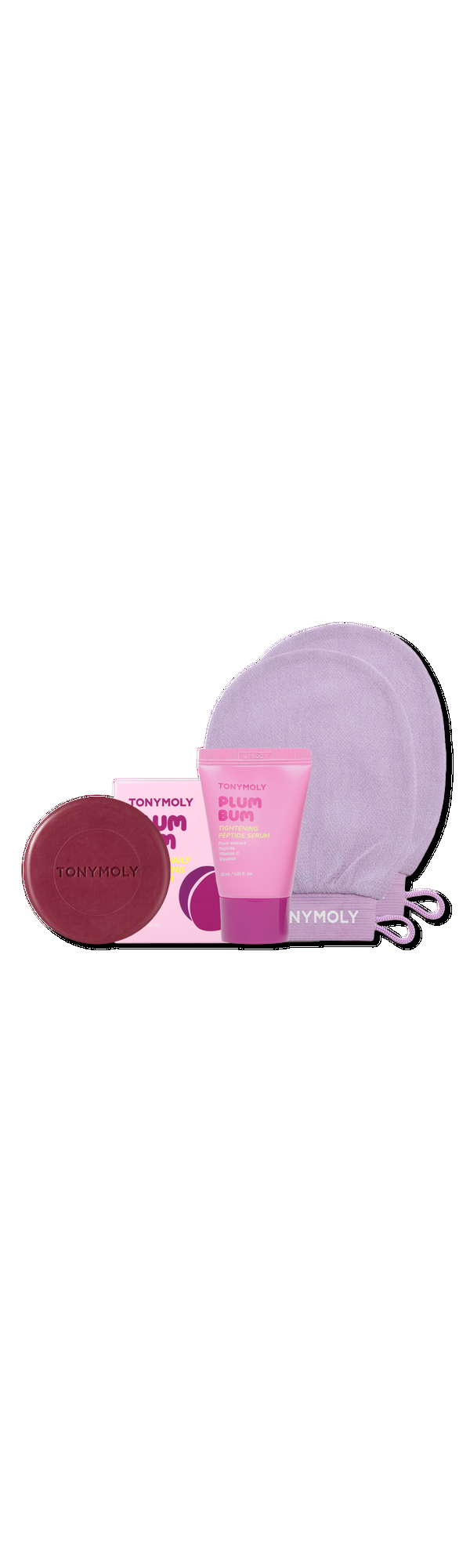 Ulta TONYMOLY  Plum Bum Body Exfoliating 3 Piece Set