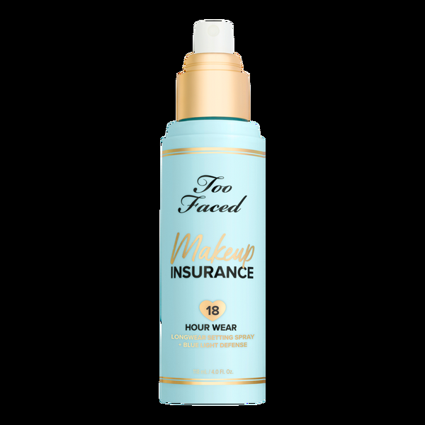 Ulta Too Faced  Makeup Insurance Longwear Setting Spray + Blue Light Defense