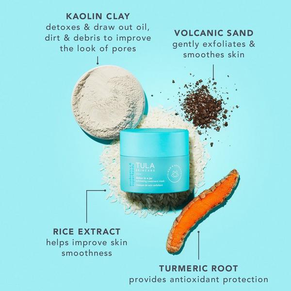 Ulta TULA  Detox In A Jar Exfoliating Treatment Mask