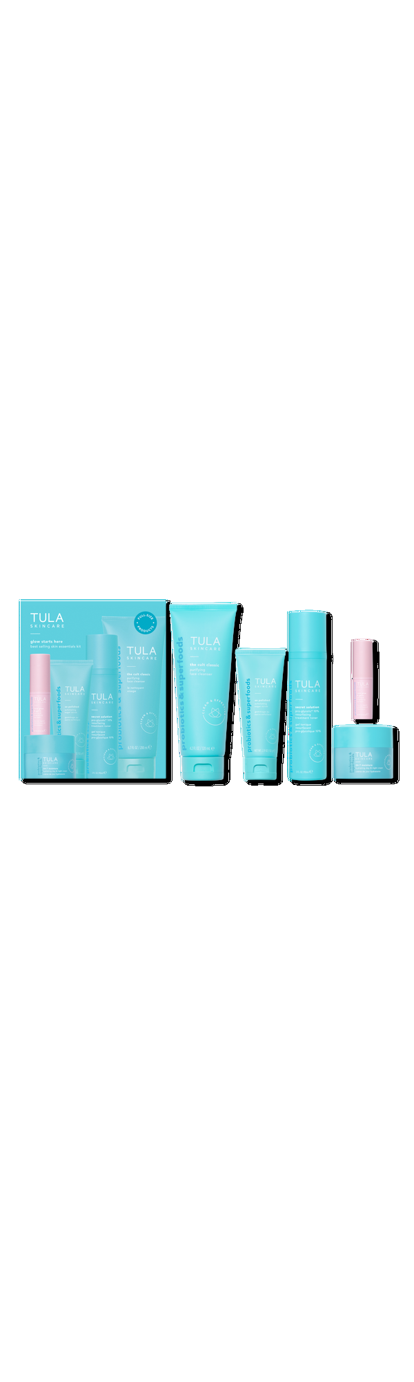 Ulta TULA  Glow Starts Here Bestselling Skin Essentials Kit