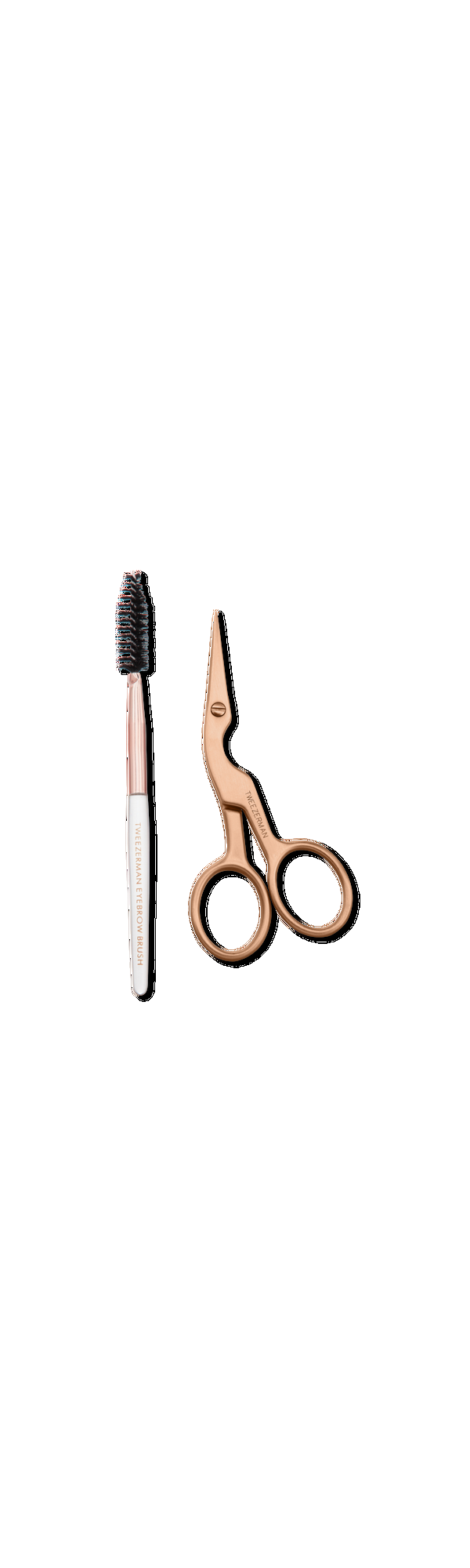Ulta Tweezerman  Rose Gold Brow Shaping Scissors and Brush