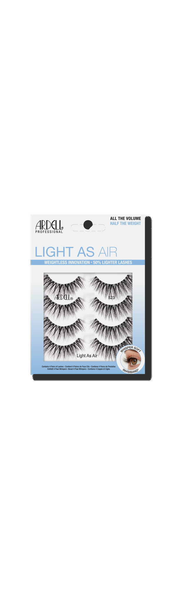 Ulta Ardell  Light As Air Lashes #523 Multipack