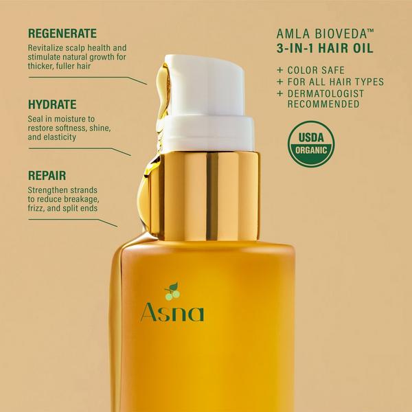 Ulta Asna Beauty  Amla BioVeda 3-IN-1 Hair Oil