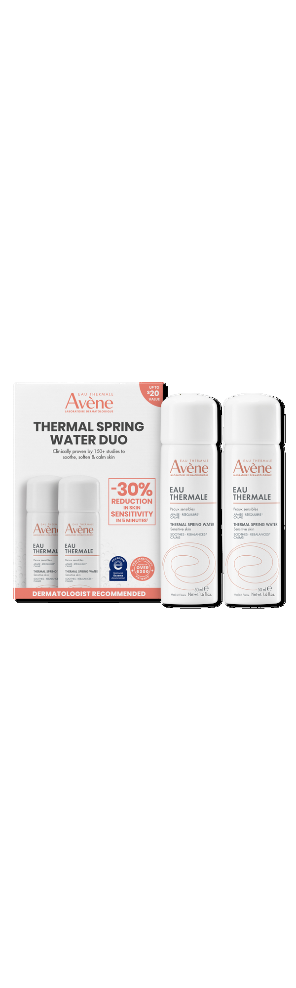 Ulta Avène  Thermal Spring Water Duo Kit