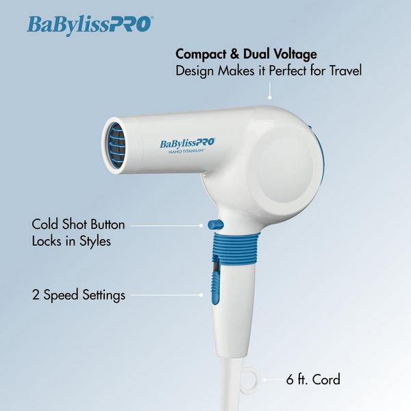 Ulta BaBylissPRO  Nano Titanium Midi Compact Dryer