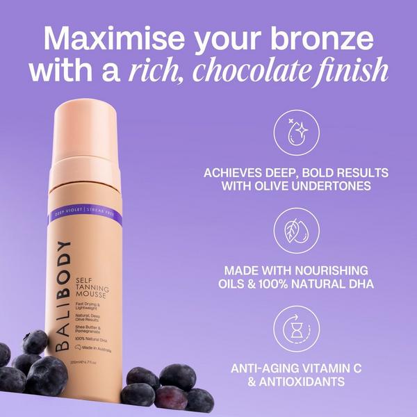 Ulta Bali Body  Deep Violet Self Tanning Mousse