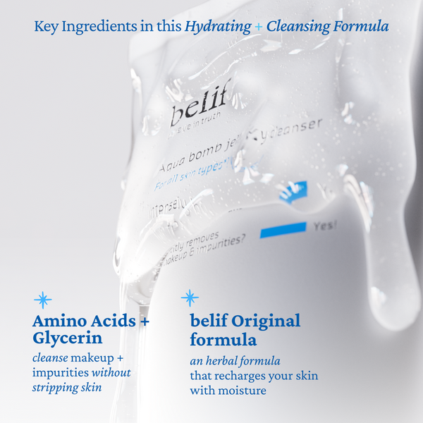 Ulta Belif  Aqua Bomb Hydrating Jelly Cleanser