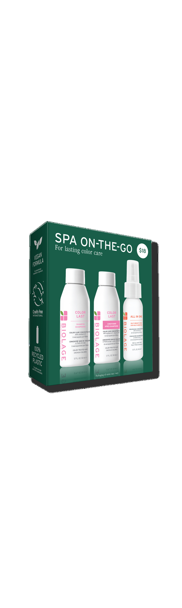 Ulta Biolage  Color Last Spa On the Go Mini Kit