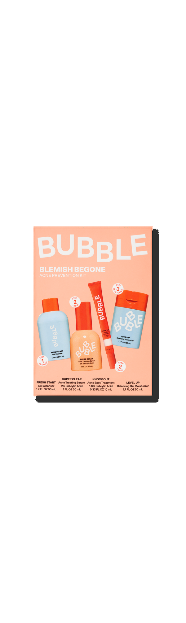 Ulta Bubble  Blemish Begone Acne Prevention Kit