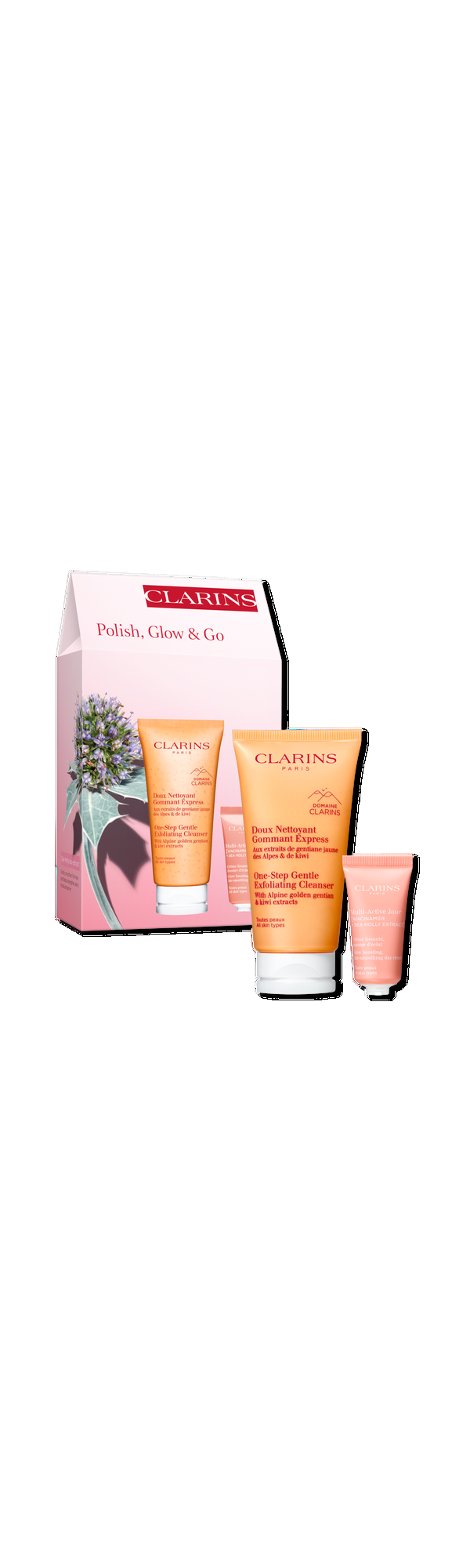 Ulta Clarins  Cleanse & Glow Travel Duo Gift Set