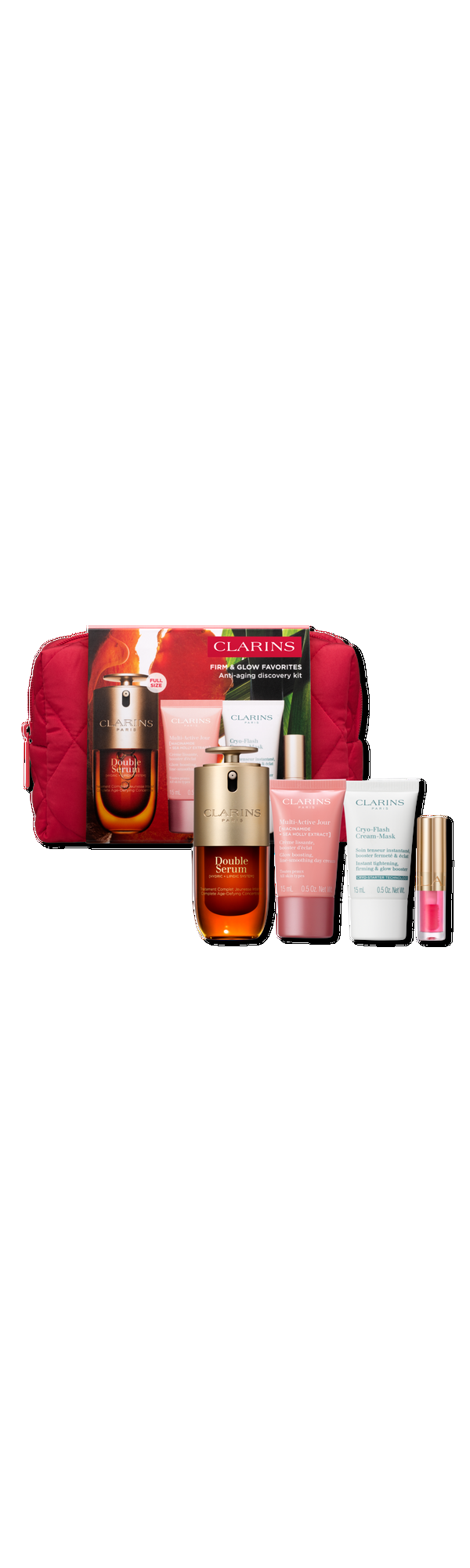 Ulta Clarins  Firm & Glow Anti Aging Skincare Set