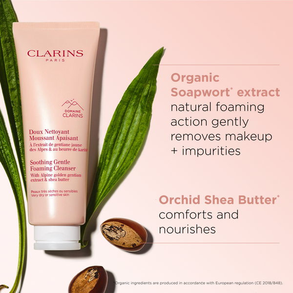 Ulta Clarins  Soothing Gentle Foaming Face Cleanser
