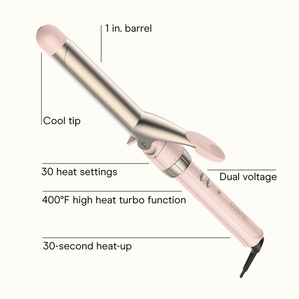 Ulta Conair  Double Ceramic 1'' Curling Iron