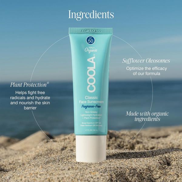 Ulta COOLA  Organic Classic Face Sunscreen SPF 50