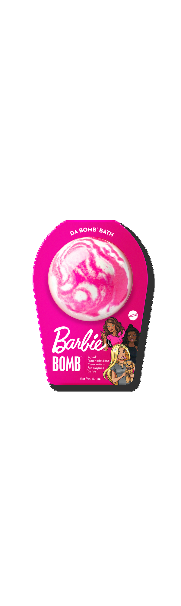 Ulta Da Bomb  Barbie Pink Lemonade Swirl Bath Bomb
