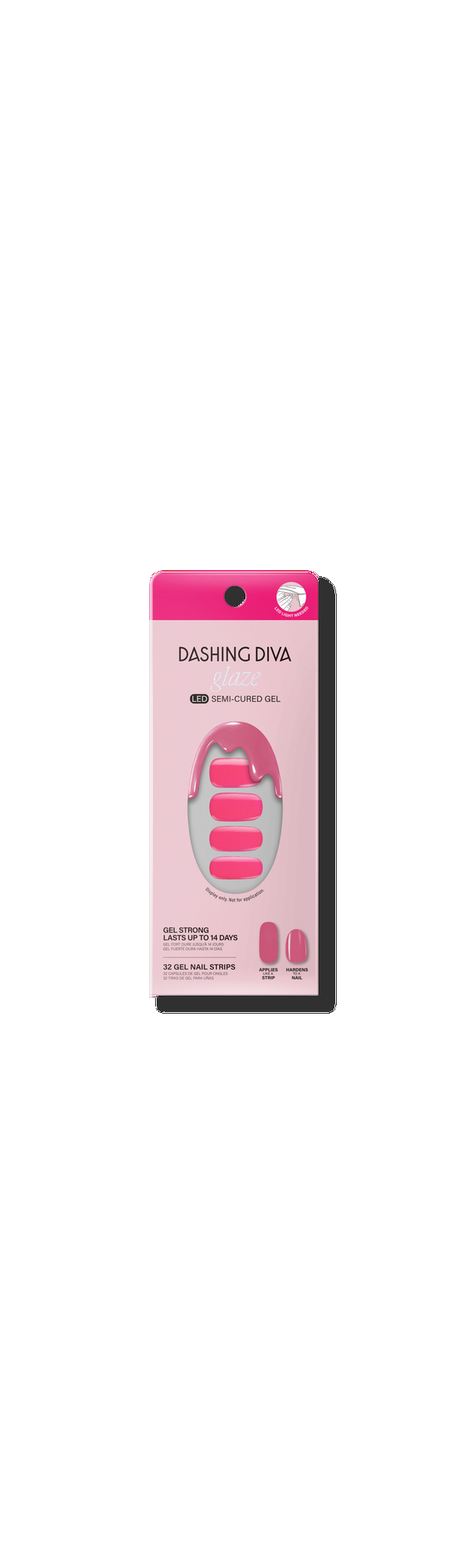 Ulta Dashing Diva  Rev Up Glaze Semi-Cured Gel Art