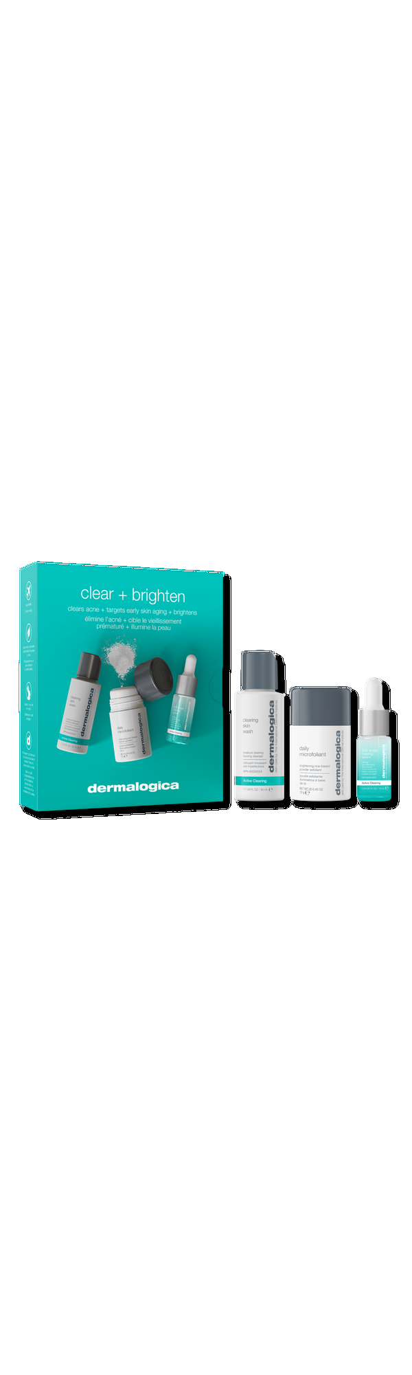 Ulta Dermalogica  Clear and Brighten Skincare Kit
