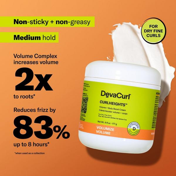 Ulta DevaCurl  CURLHEIGHTS Volume + Body Boost Cream