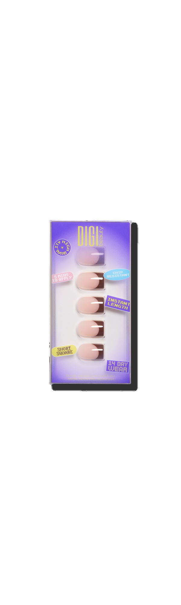 Ulta DIGI Beauty  Brownie Points Press-On Nails