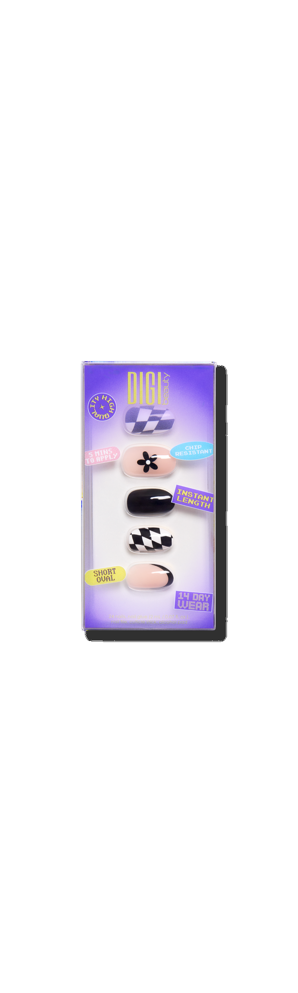 Ulta DIGI Beauty  French AF Press-On Nails