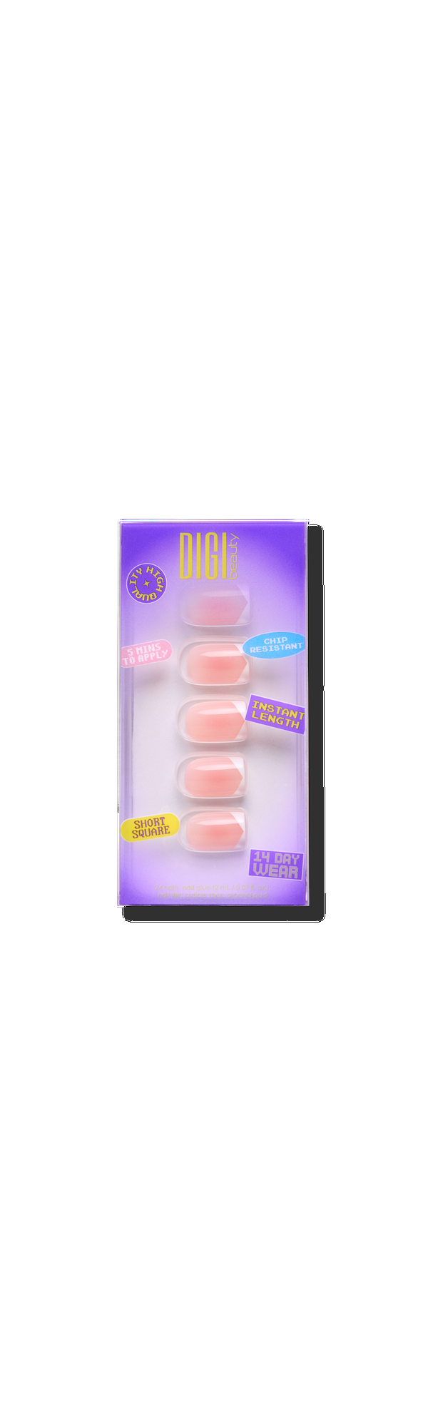 Ulta DIGI Beauty  Frenchie Press-On Nails