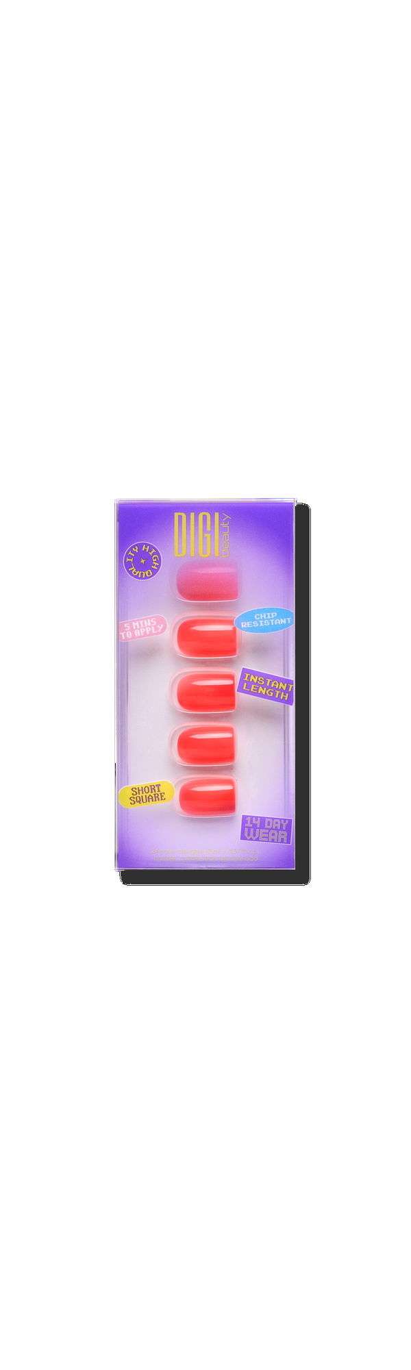 Ulta DIGI Beauty  It's Fire Press-On Nails