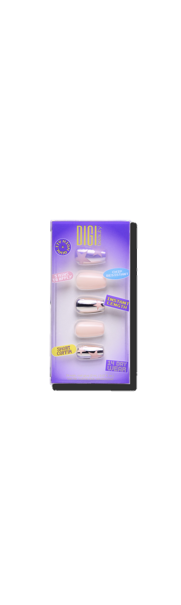 Ulta DIGI Beauty  Pink Popstar Press-On Nails