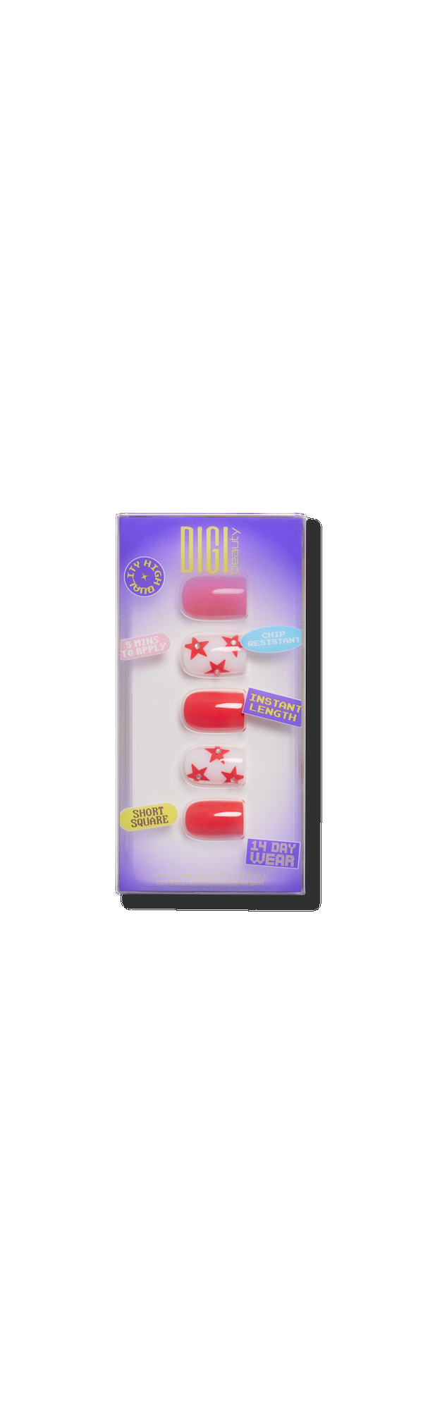 Ulta DIGI Beauty  Red Rodeo Press-On Nails