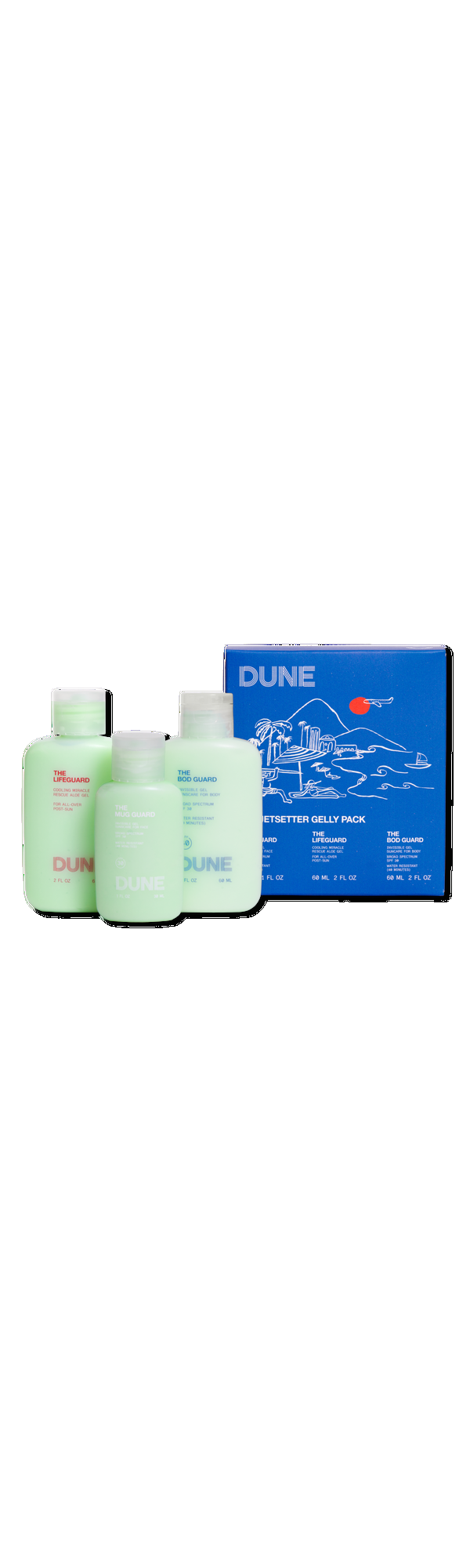 Ulta DUNE SUNCARE  The Jetsetter 3 Piece Gelly Pack