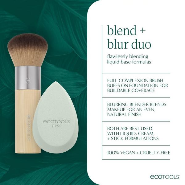 Ulta EcoTools  Blend + Bur Makeup Brush & Sponge Duo