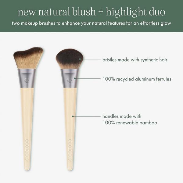 Ulta EcoTools  Blush + Highlight Makeup Brush Duo
