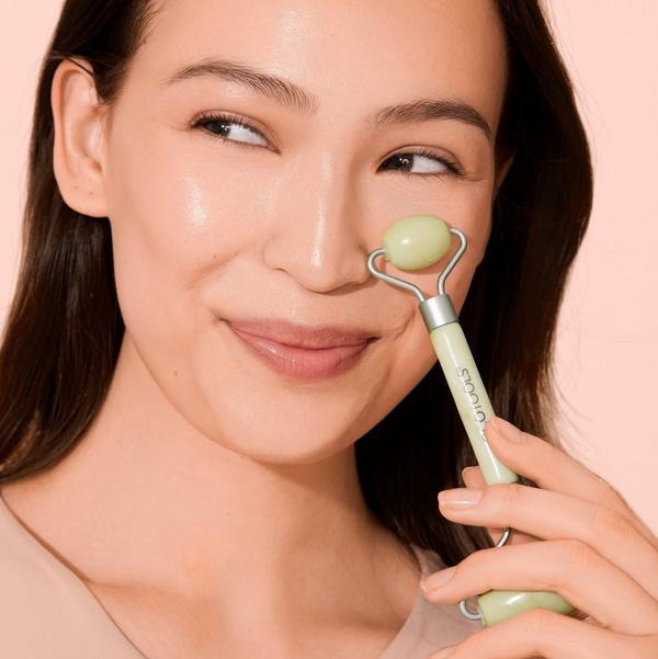 Ulta EcoTools  Jade Roller + Gua Sha Stone Facial Duo