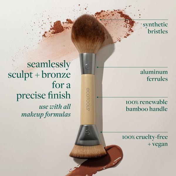 Ulta EcoTools  Sculpt + Bronze Dual-Ended Brush