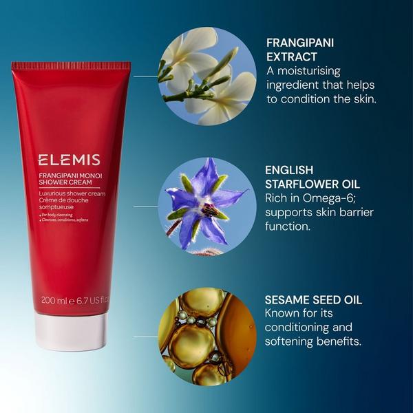 Ulta ELEMIS  Frangipani Monoi Shower Cream