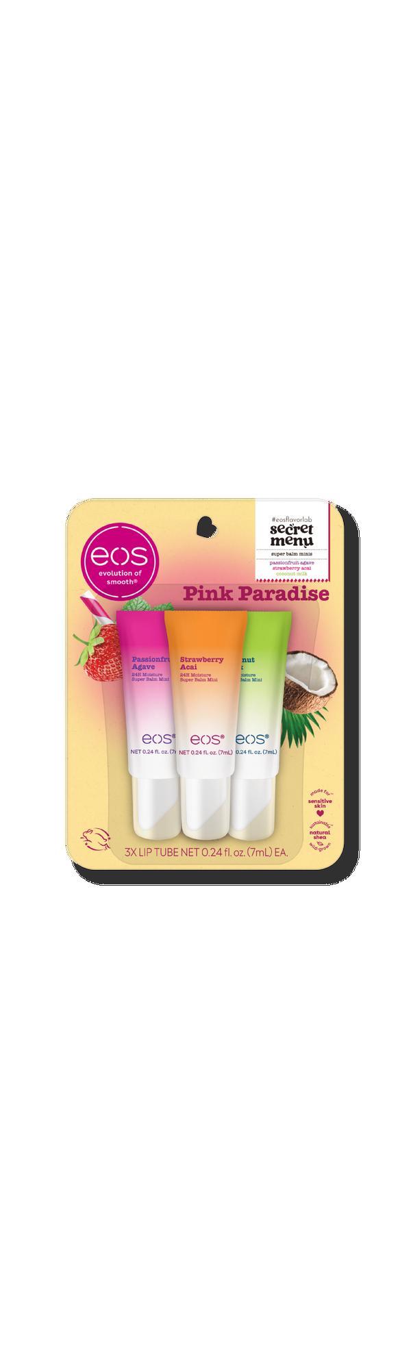 Ulta Eos  Pink Paradise Minis 3 Piece Set