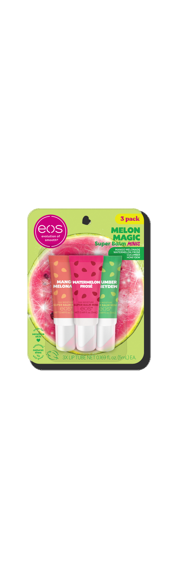 Ulta Eos  Super Balm Minis 3 Piece Set