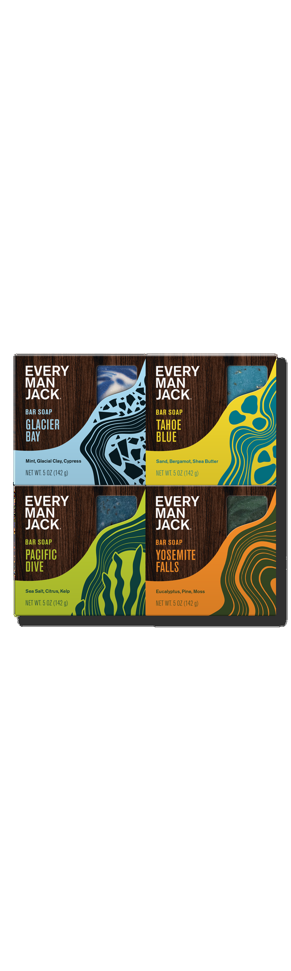 Ulta Every Man Jack  Cold Plunge Body Bars - 4pc Kit