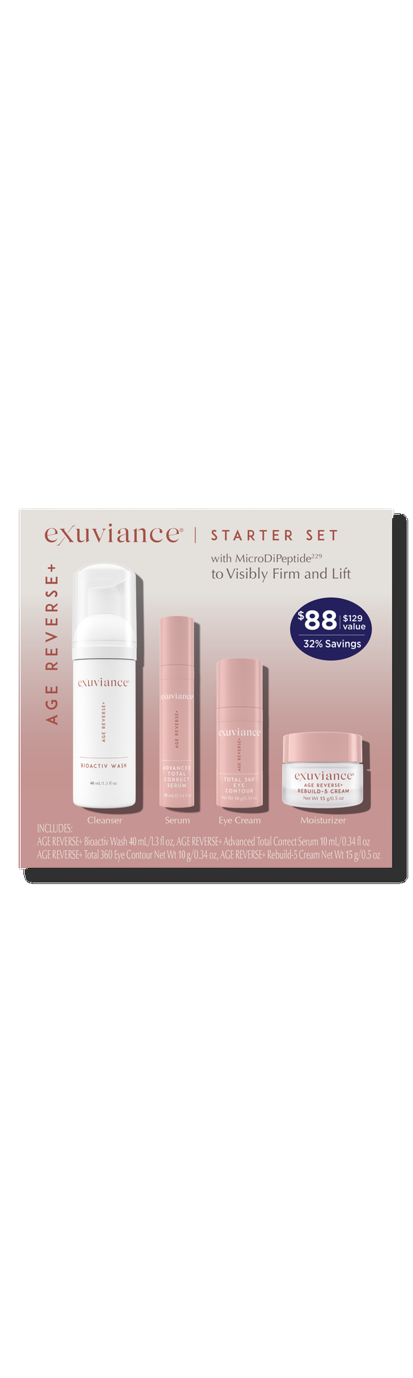 Ulta Exuviance  AGE REVERSE+ Starter Set