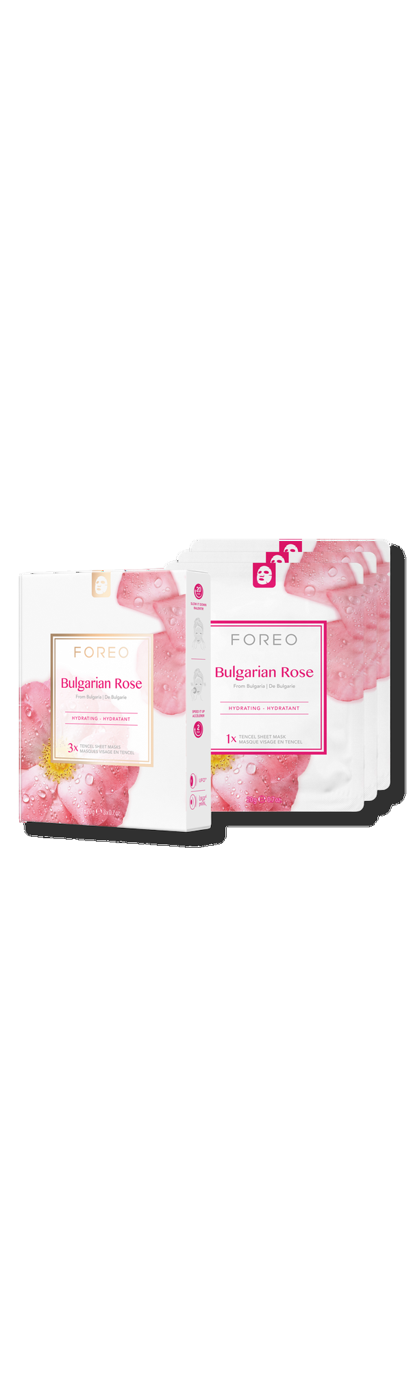 Ulta FOREO  Bulgarian Rose Farm To Face Sheet Masks