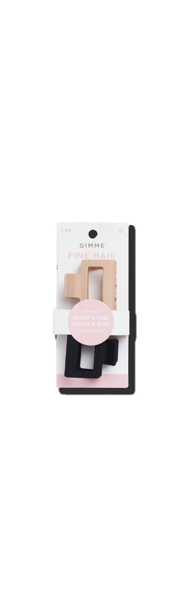 Ulta GIMME beauty  Fine Hair - Black & Rose Claw Clip