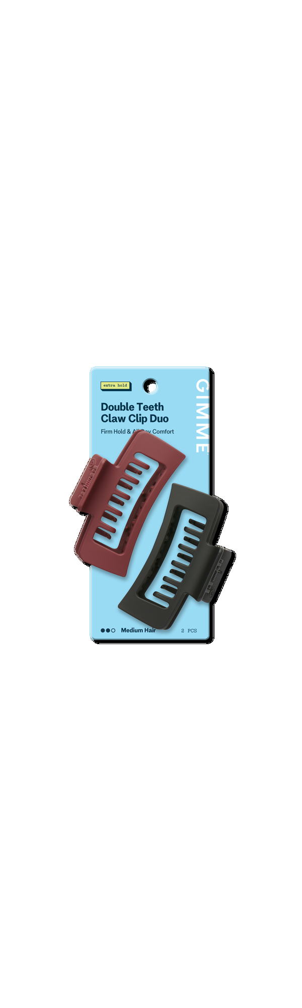 Ulta GIMME beauty  Rectangle Double Teeth Claw Clip