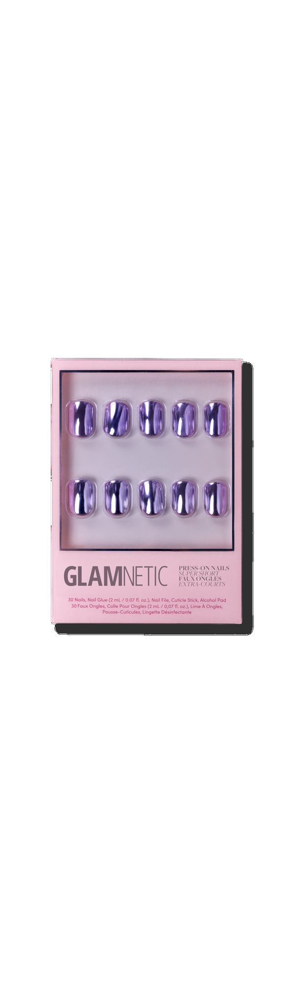 Ulta Glamnetic  Lilac Steel Press-On Nails