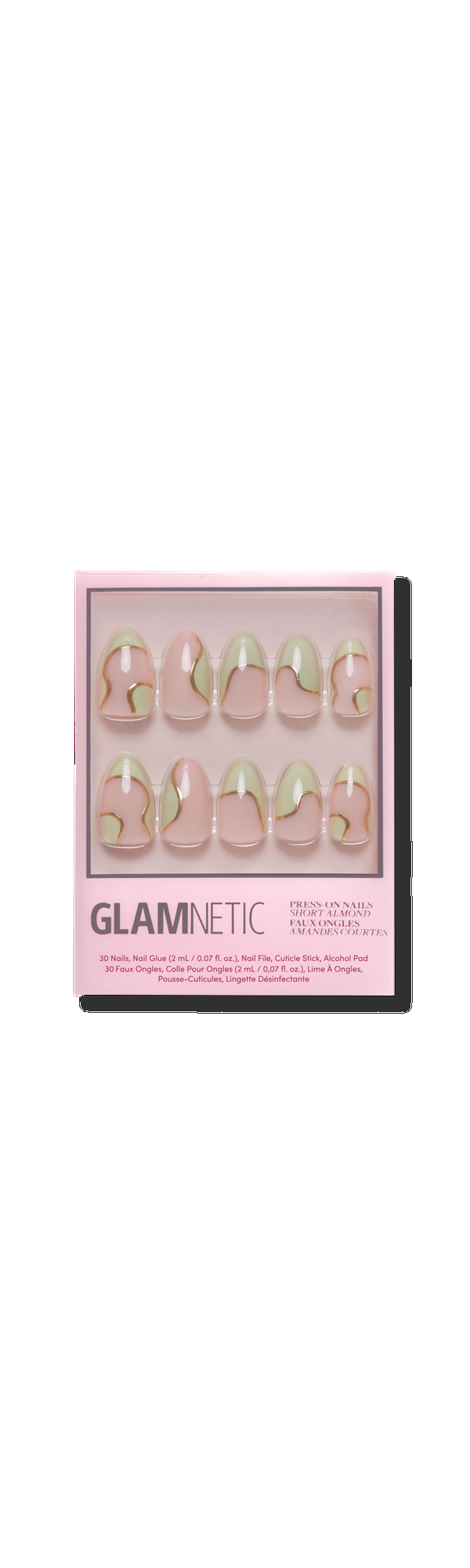 Ulta Glamnetic  Olive You Press-On Nails