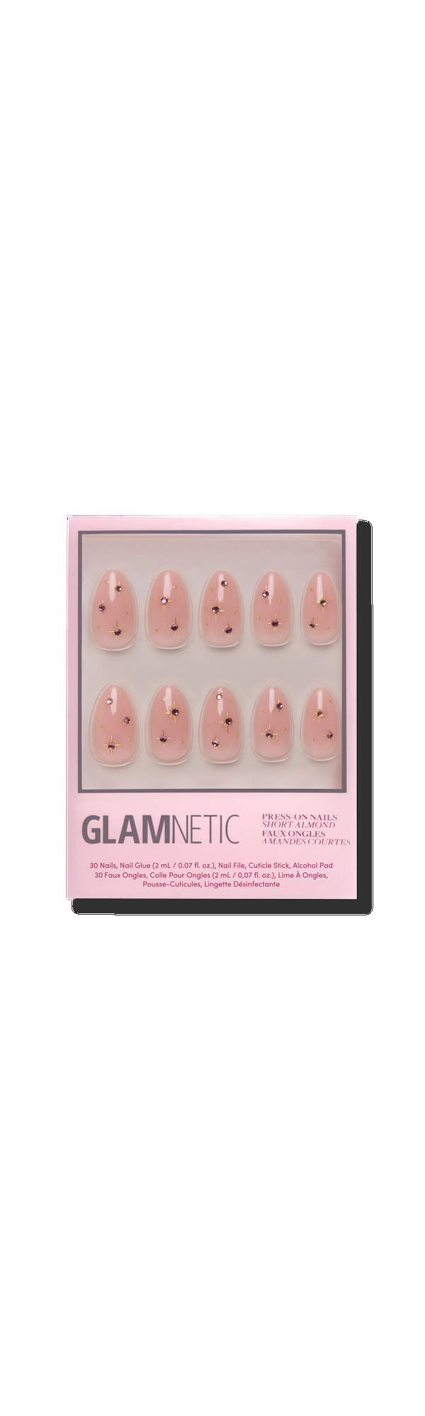 Ulta Glamnetic  Pink Comet Press-On Nails