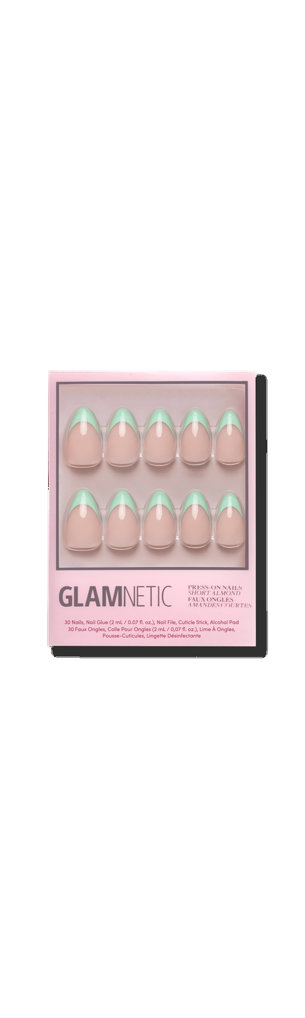 Ulta Glamnetic  Pistachio Crème Press-On Nails