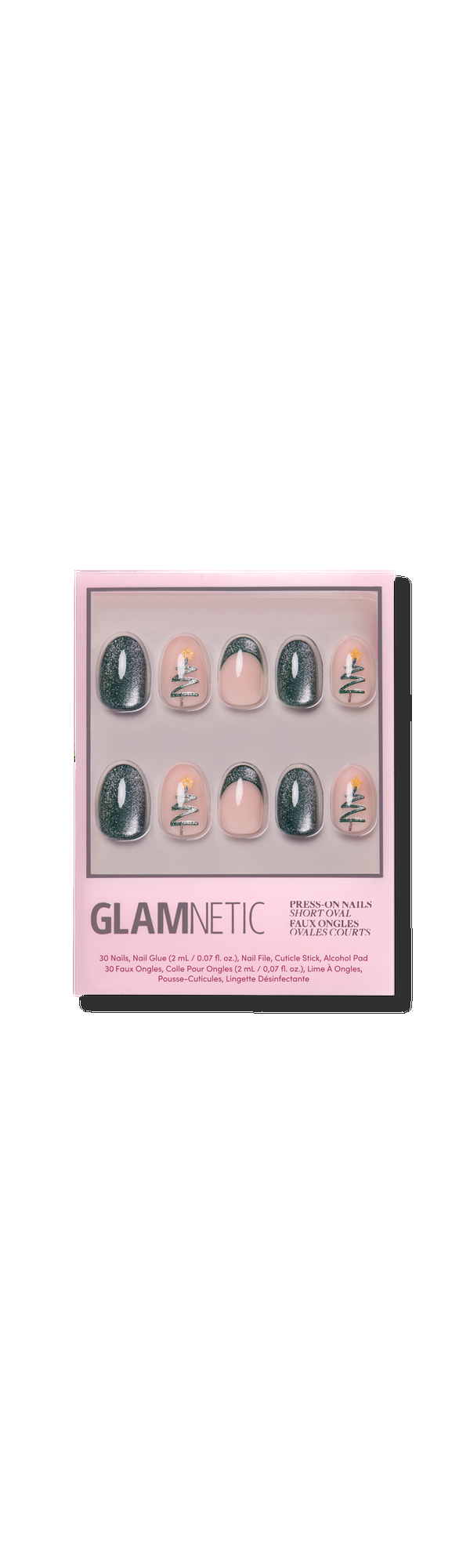 Ulta Glamnetic  Velvet Pine Press-On Nails