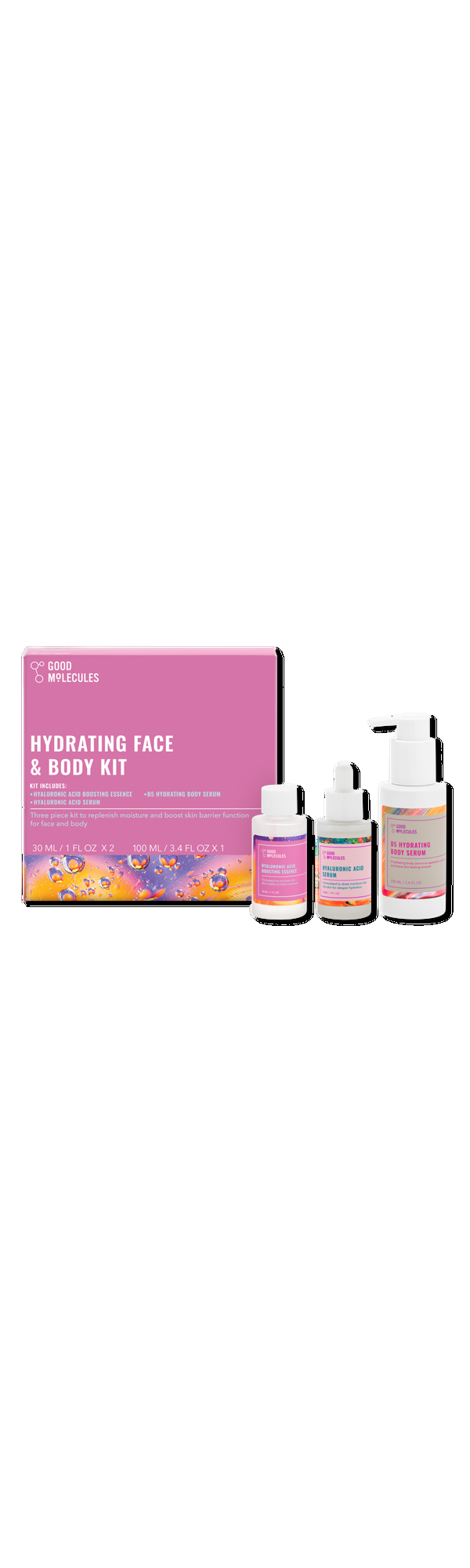 Ulta Good Molecules  Hydrating Face & Body Kit